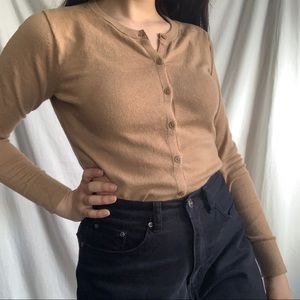 Tan Banana Republic Cardigan